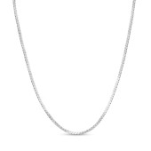 Lantisor argint rodiat 1,1 mm x 45 cm DiAmanti Serpentina040-45cm-SL